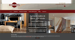 Desktop Screenshot of indima-hogar.com